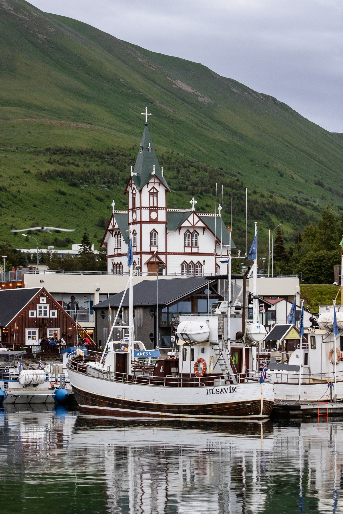 The church where in the Eurovision film musician Lars rings the bell multiple times.