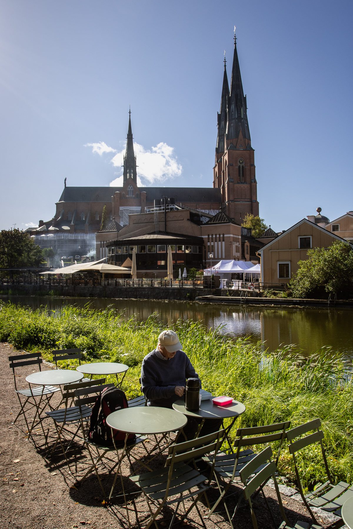 The cathedral and the Fyrisån river.