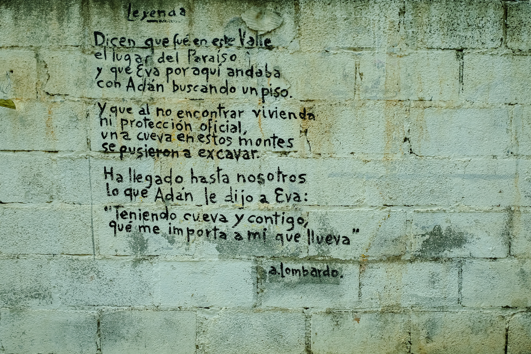 Wall poem