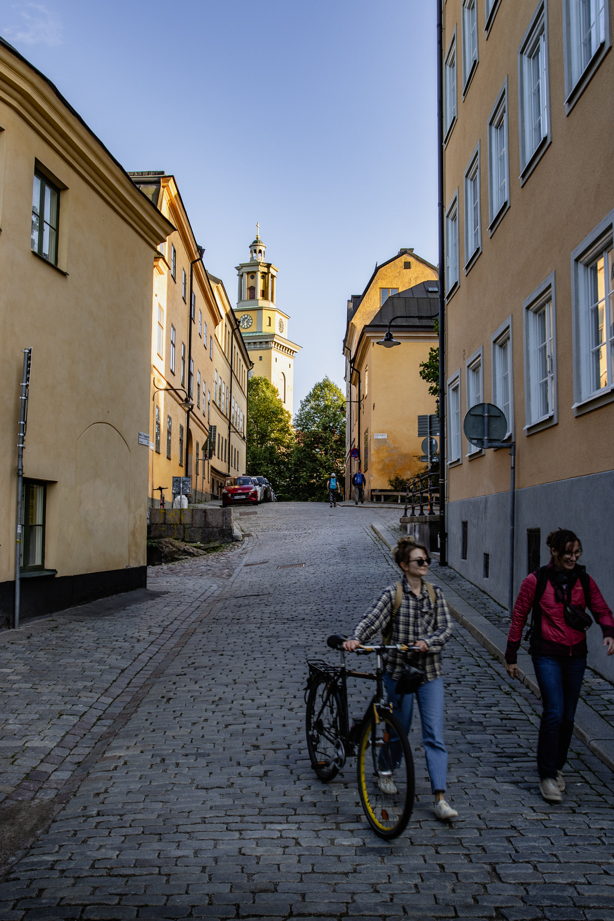Hilly street of Södermalm, September 2025.