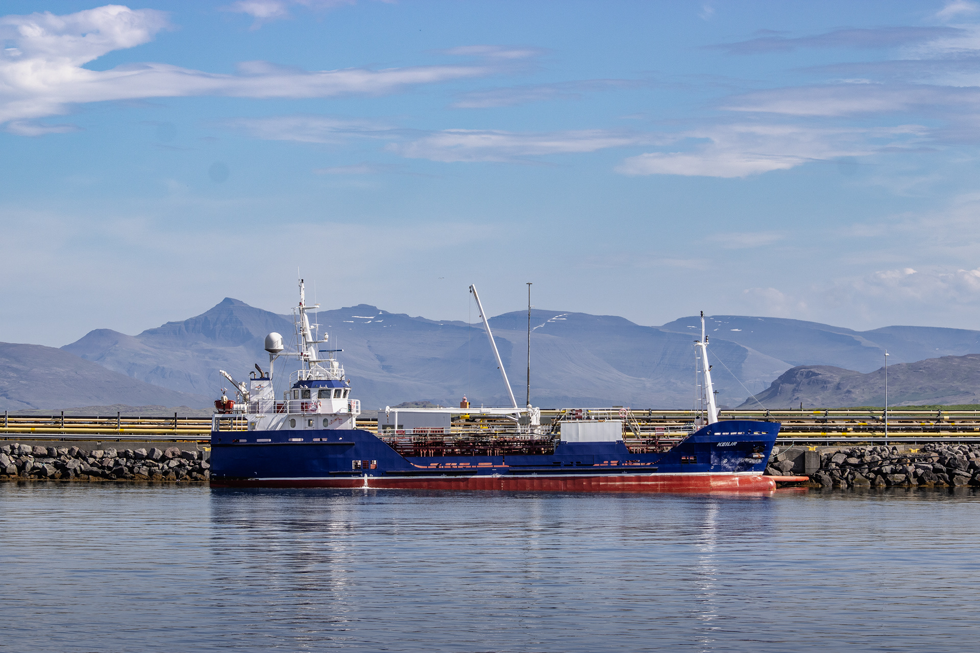 The coastal oil tanker Keilir.