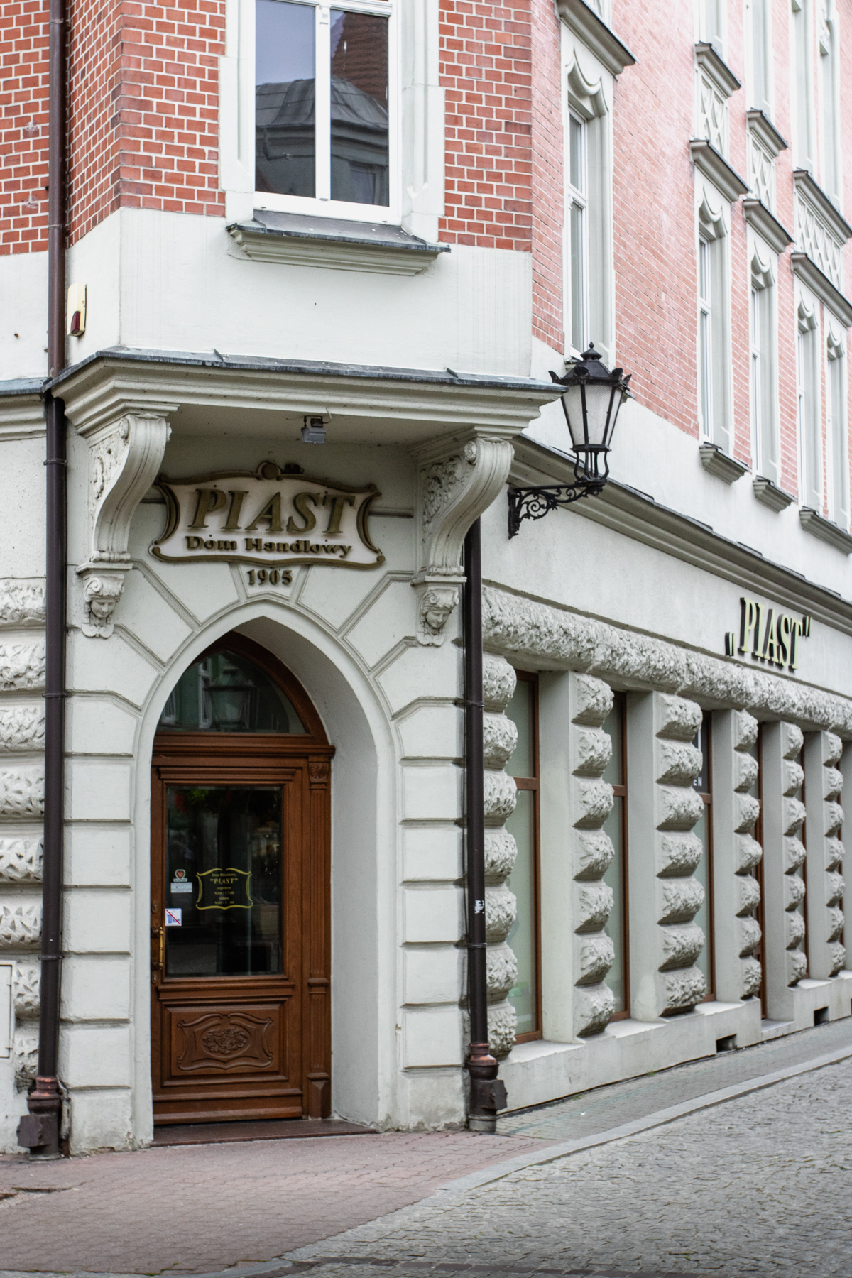 To "force" the Silesian to feel Polish, the Polish rulers put a lot of Piast signs in Silesia - which was the first royal dynasty of Poland. These un-Silesian "Piast" elements can be found in many Silesian towns.