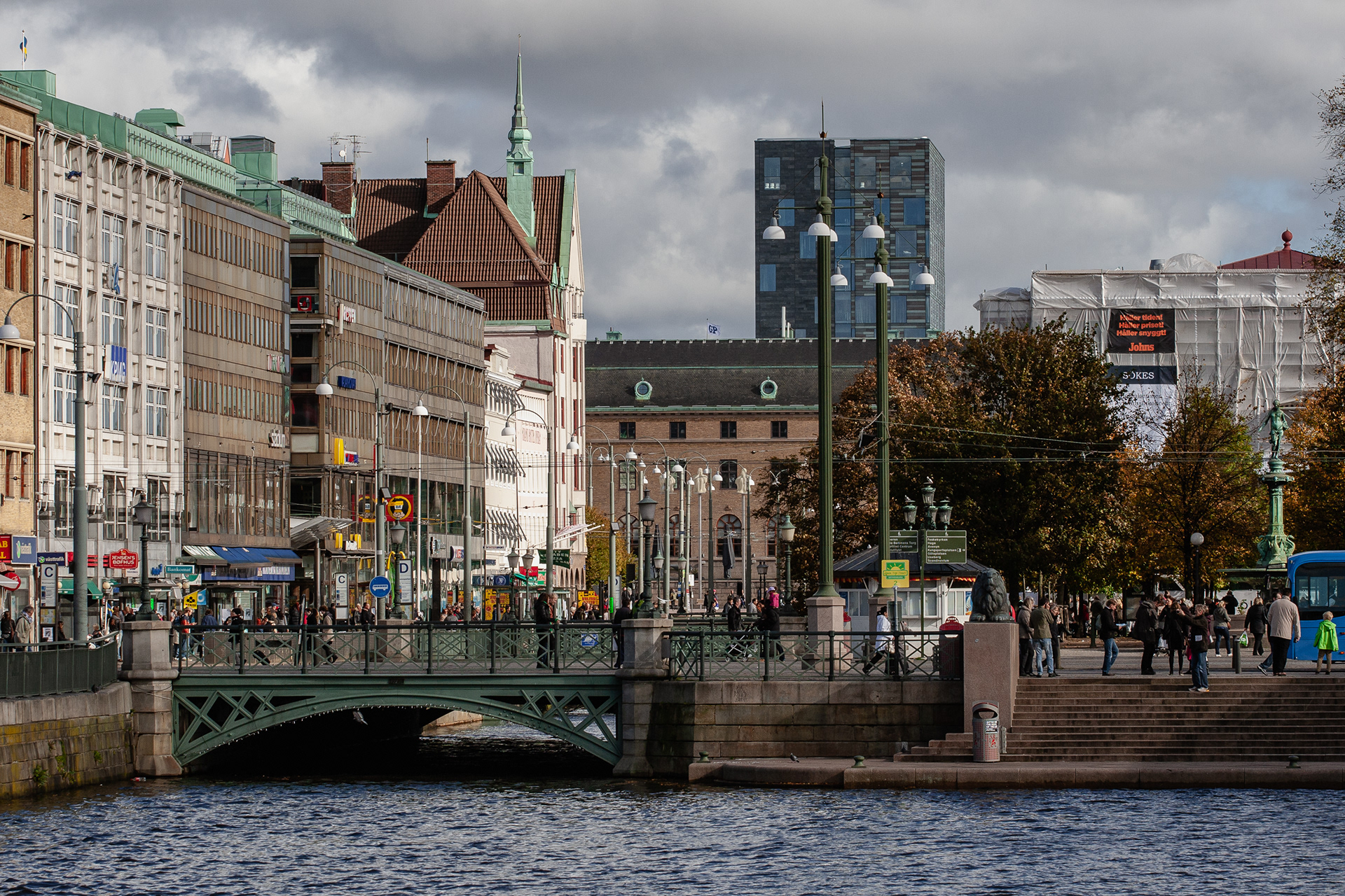 Lejontrappen, Fontänbron and more, Göteborg, Sweden, October 2012
