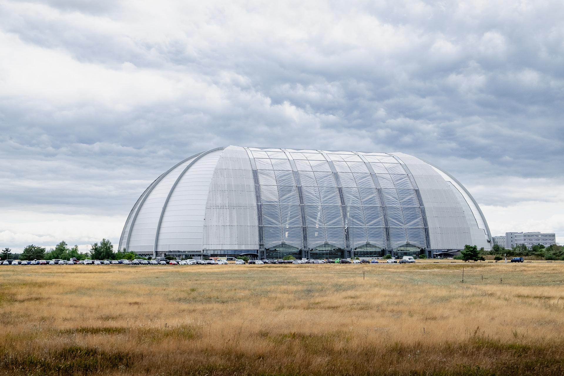 The giant air ship hangar turned into swimming paradise Tropical Islands, July 2026.