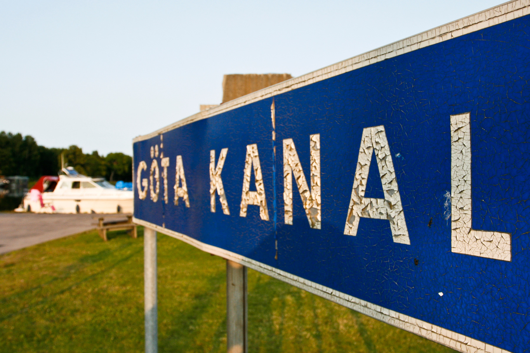 At the Göta Kanal (Göta Canal) in Sjötorp at lake Vänern, Västergötland region, Sweden (Sverige), July 2013..