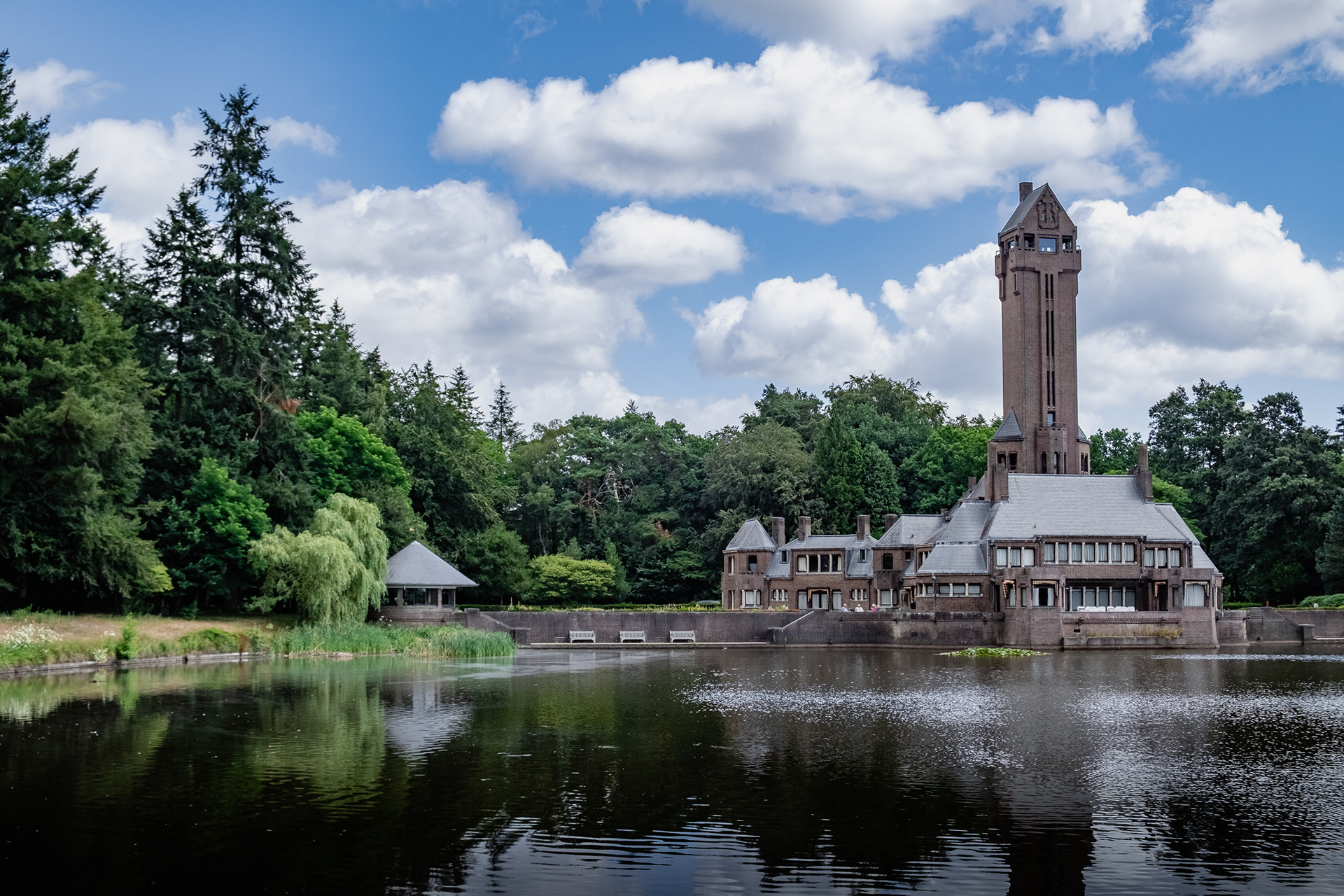 Hunting lodge St. Hubertus, designed by Berlage, from around 1920. Photographed in July 2026..