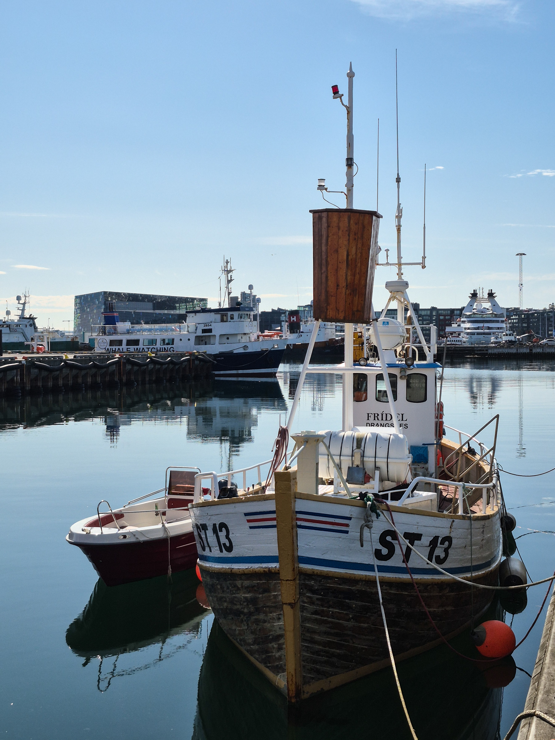 Small historic boat ST 13 Fridel.