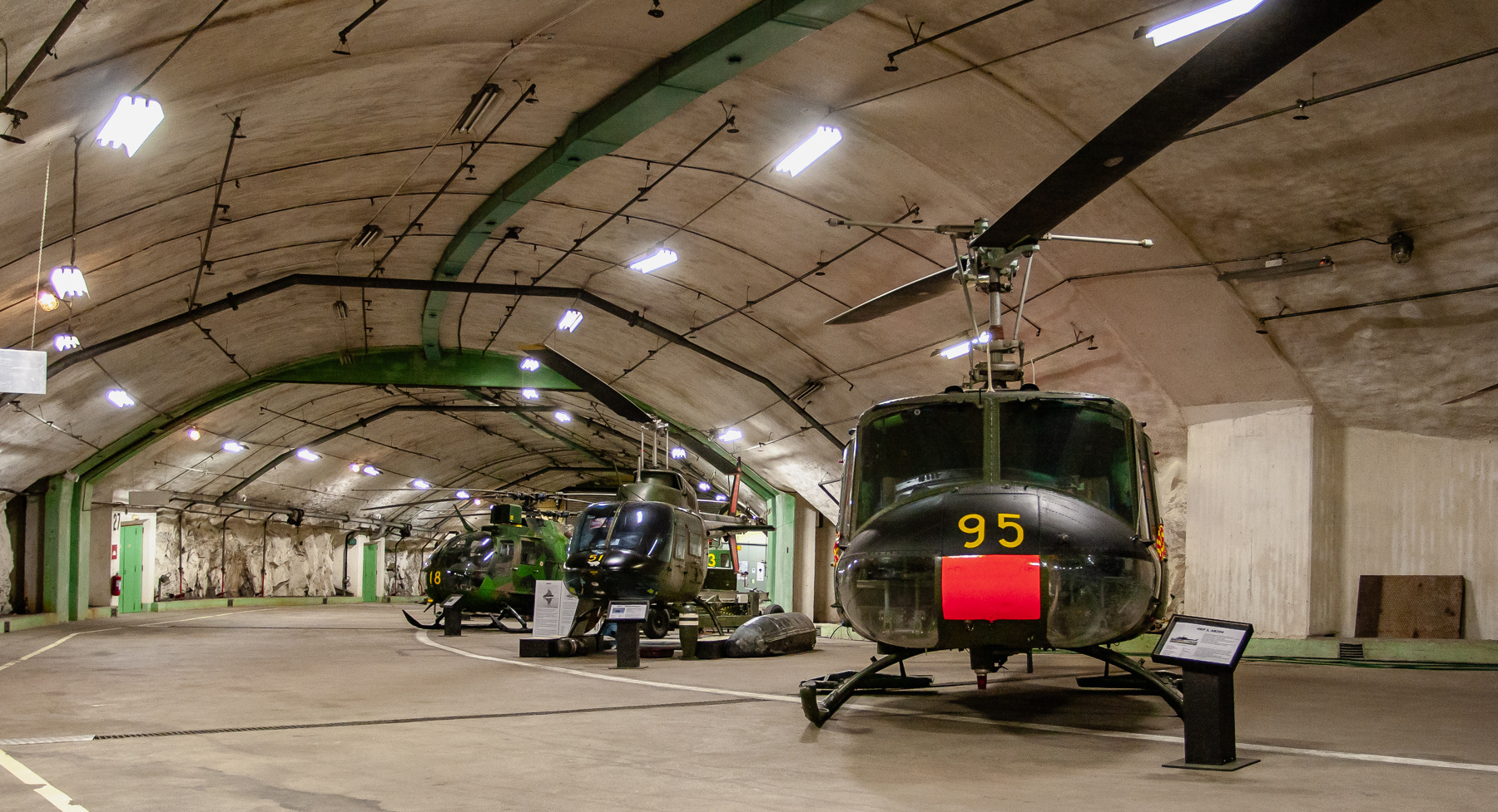 Aeroseum, Göteborg-Save, Sweden. Agusta Bell 204B (HKP 3C), Agusta Bell 206 (HPK 6), and MBB Bo-105 (HKP 9).