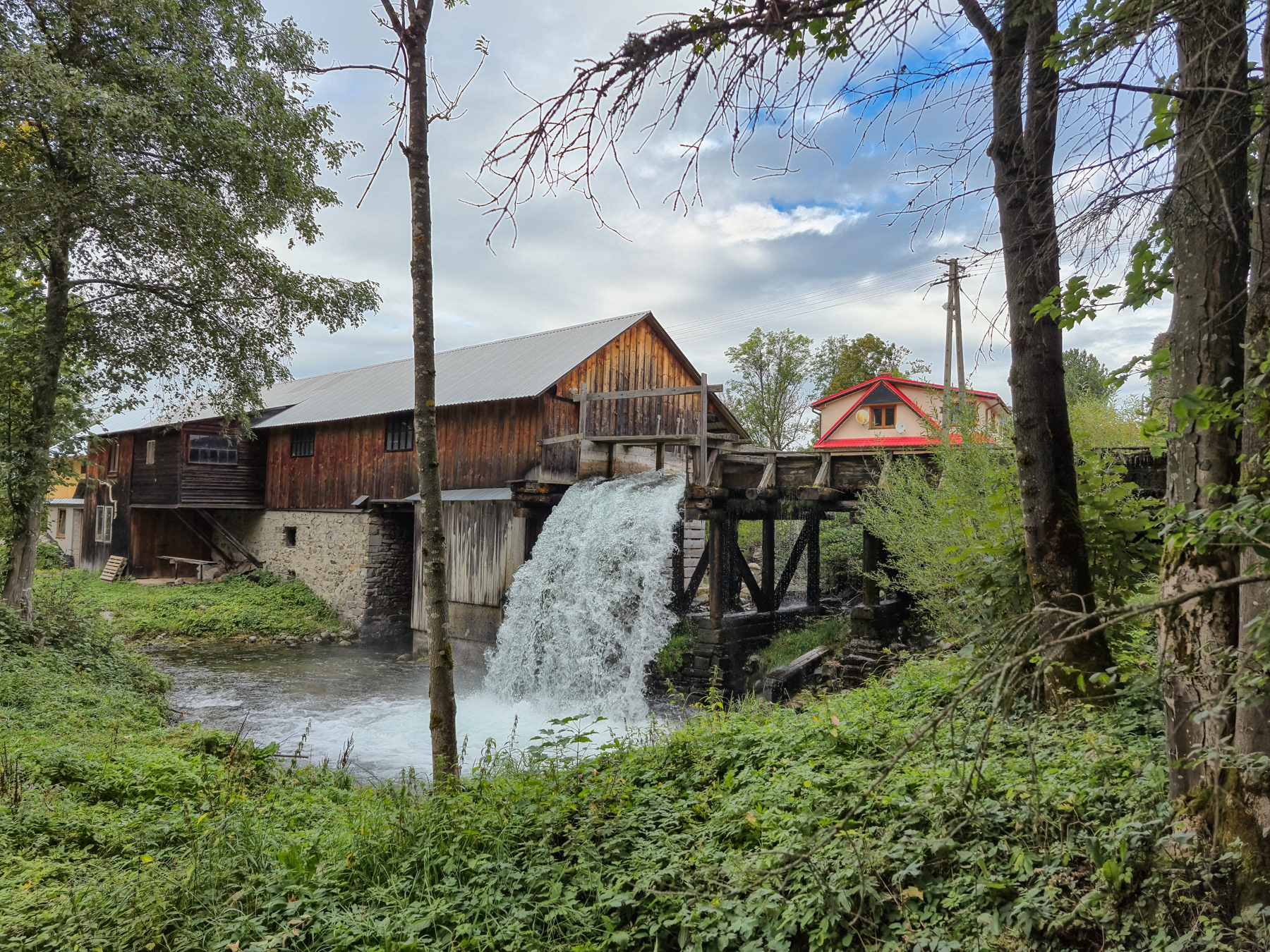 The old wooden saw mill of Jurgów, September 2025.