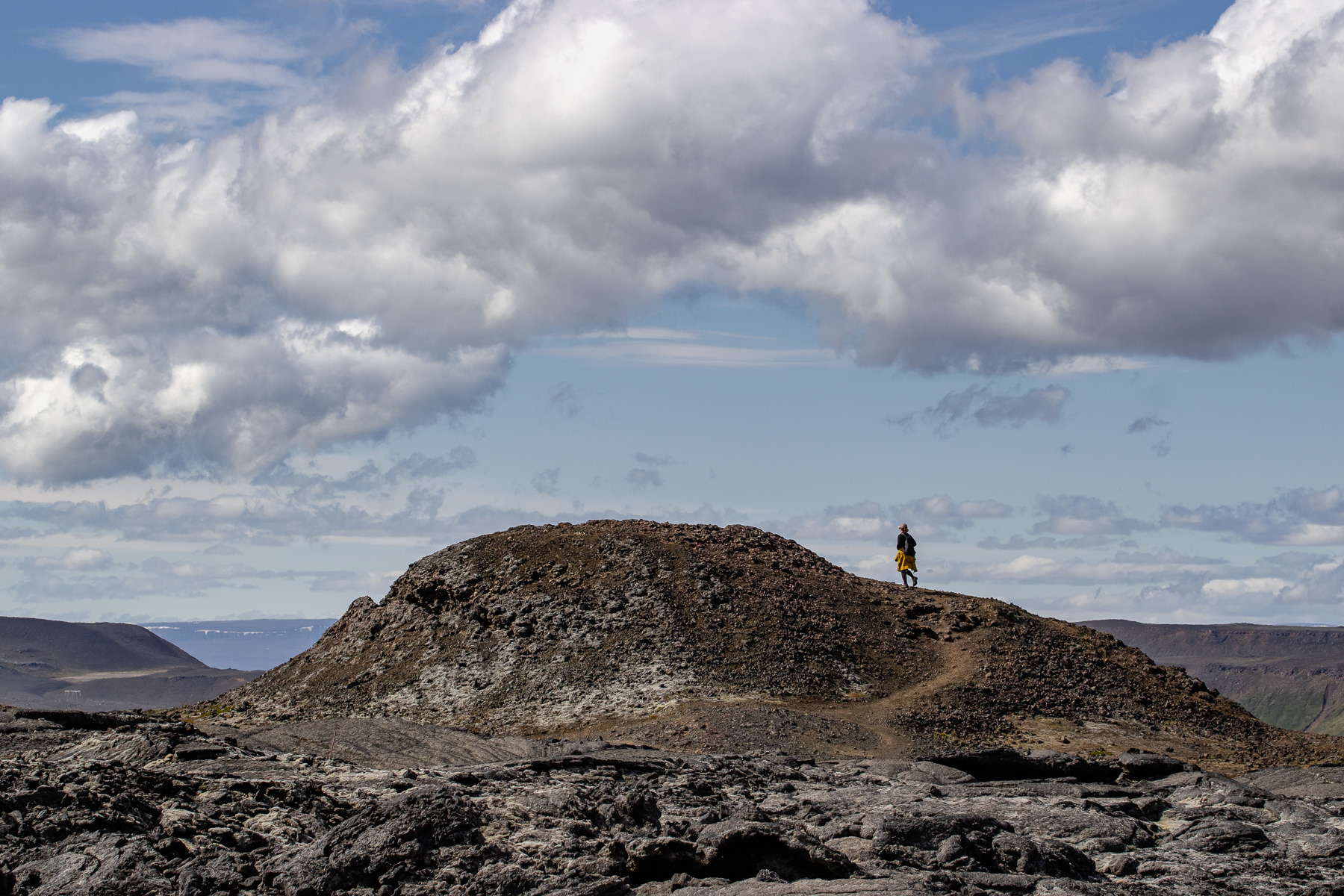 One of the lower hills inside the Leirhnjúkur crater.