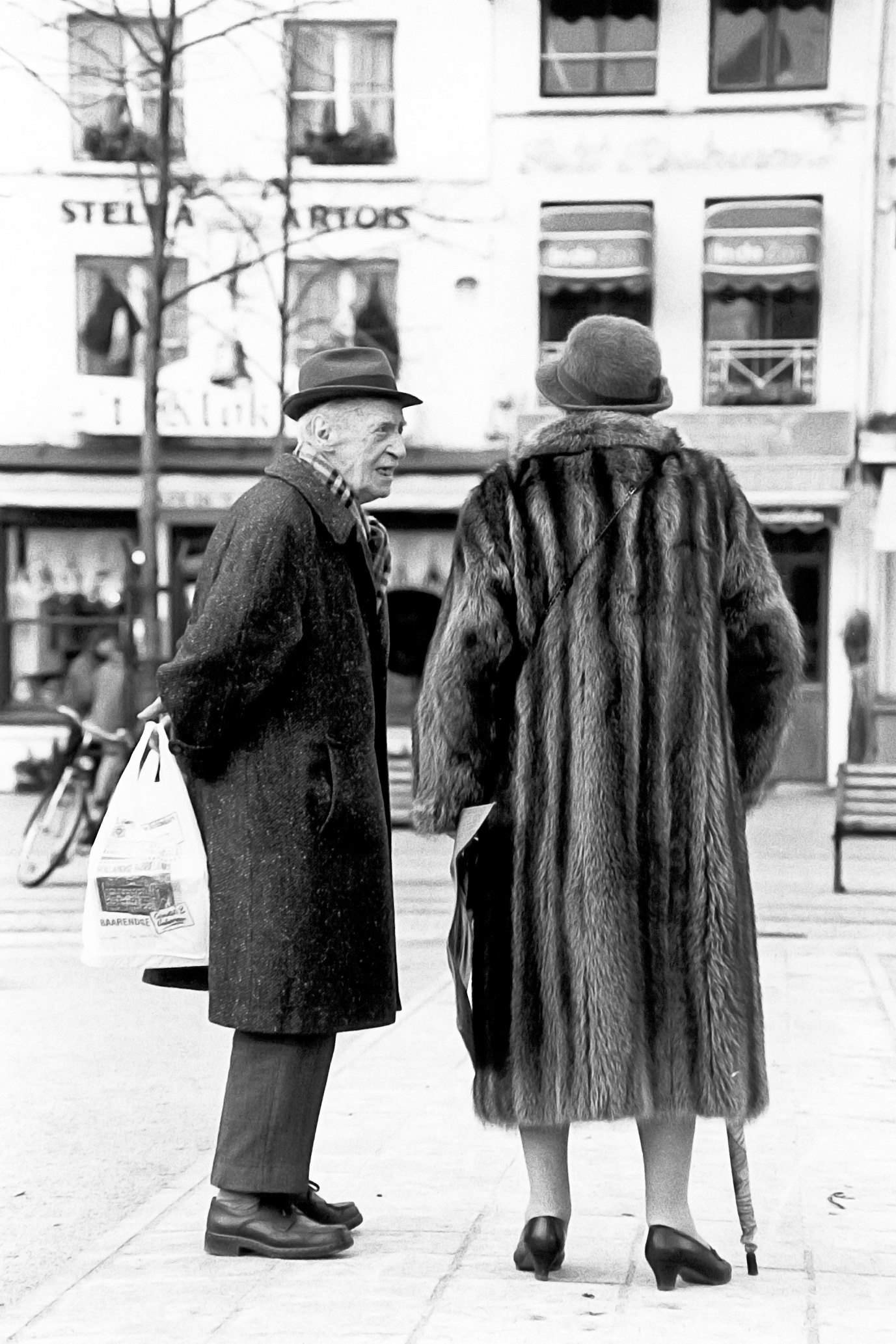 At the Groenmarkt square, 1996.
