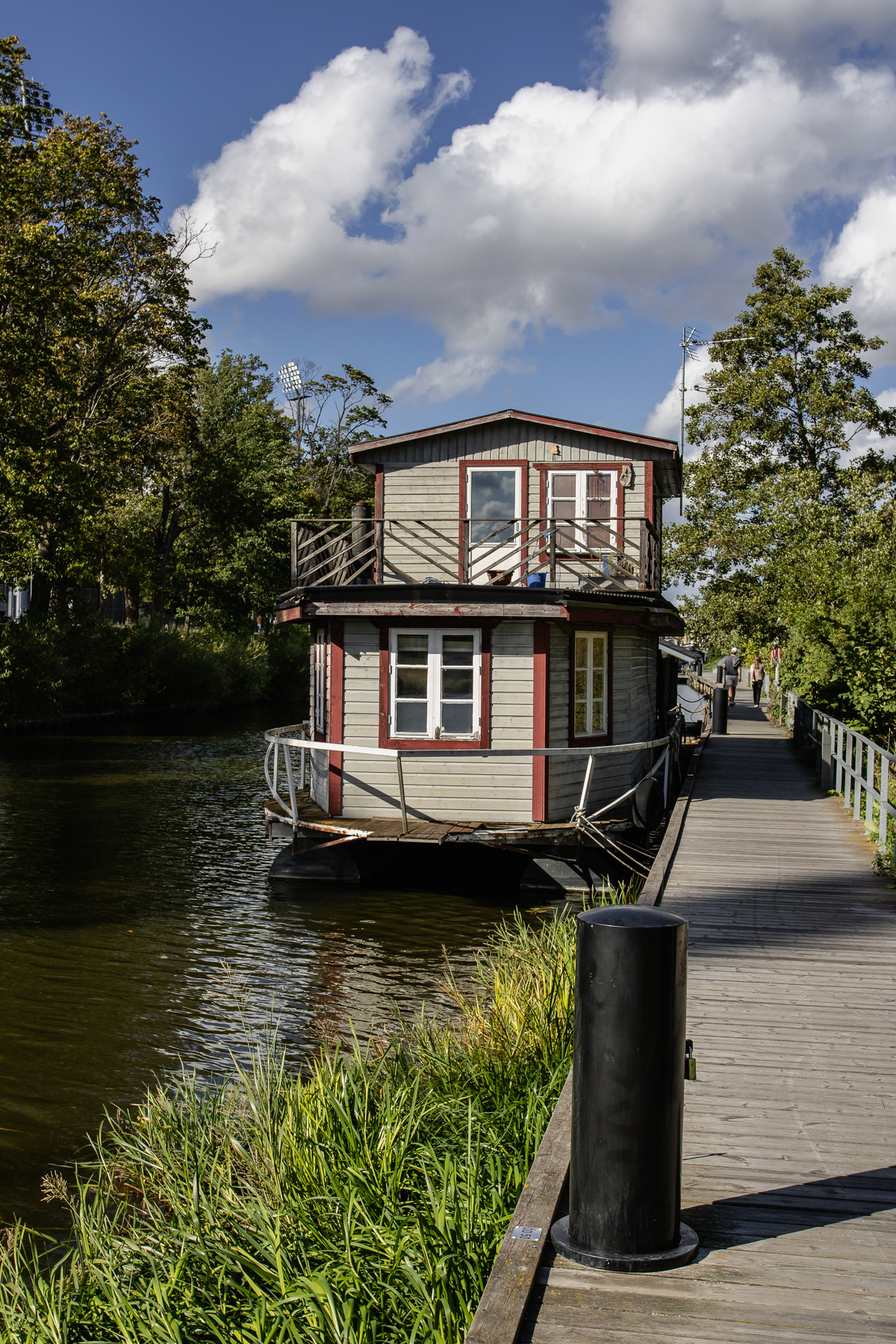 Houseboat at the Fyrisån river.