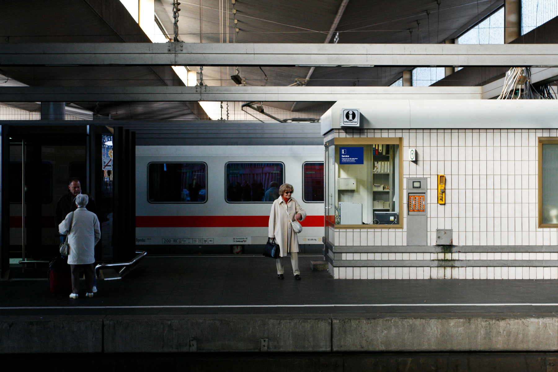 Düsseldof Central Station, November 2009.