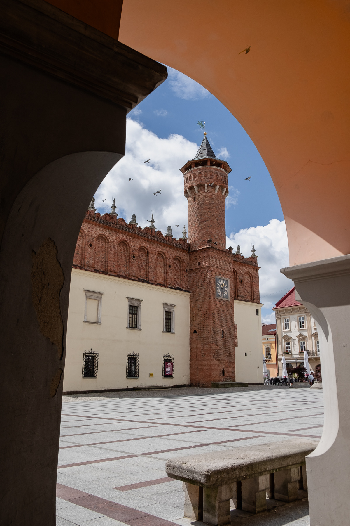 View at the town hall of Tarnów