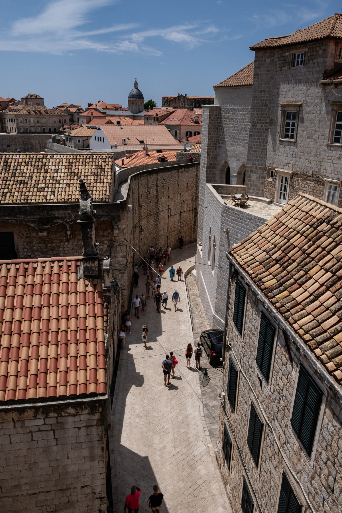 Ally near the southern city wall, July 2023.