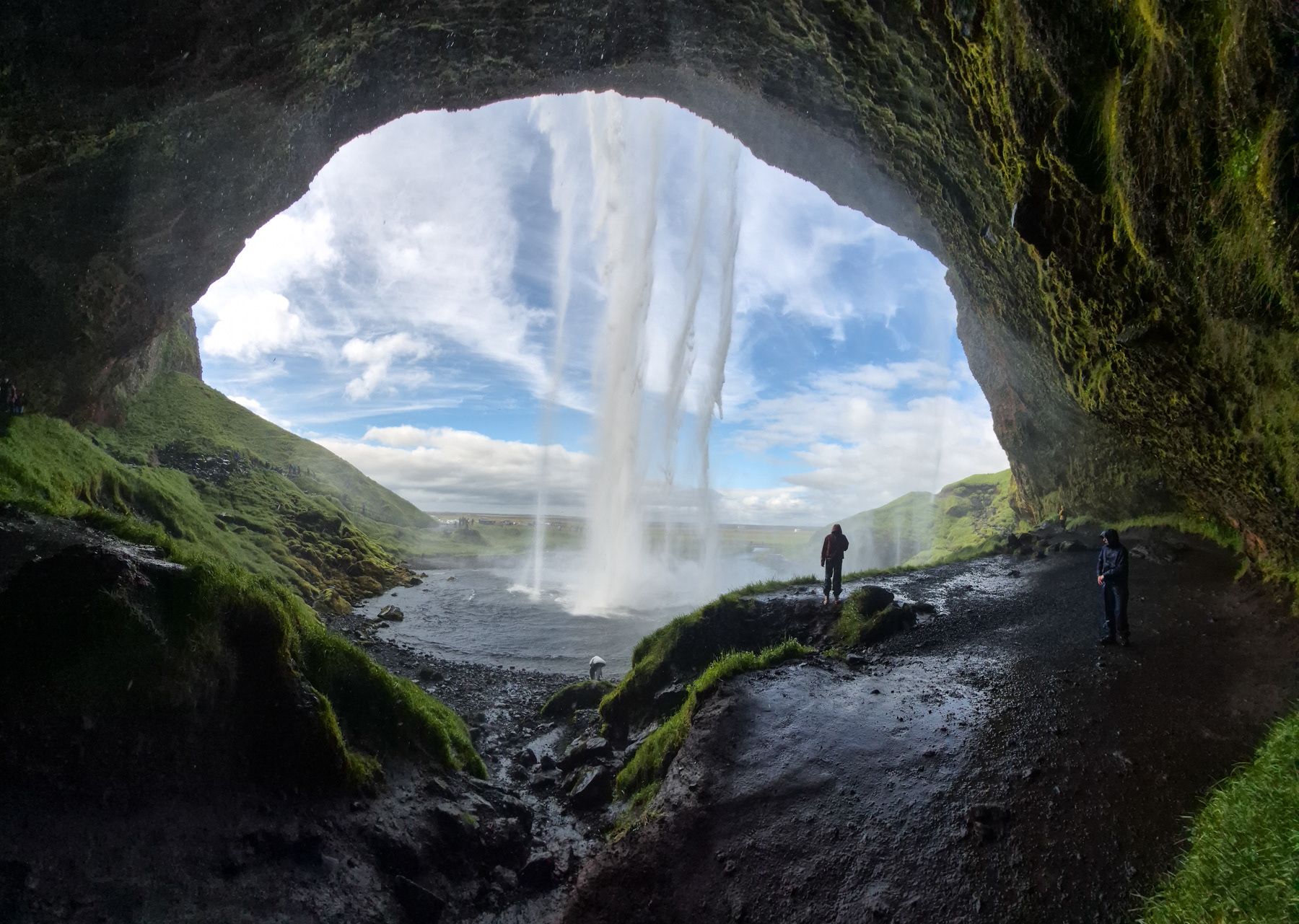 Seljalandsfoss waterfall. Hvolvöllur, Suðurland, Iceland, July 2025