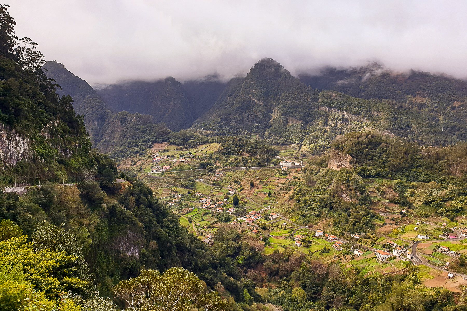 The inland of Madeira.