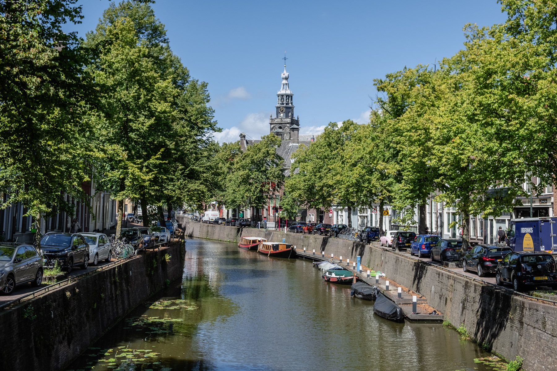 The Gouda inner harbour canal, August 2023.