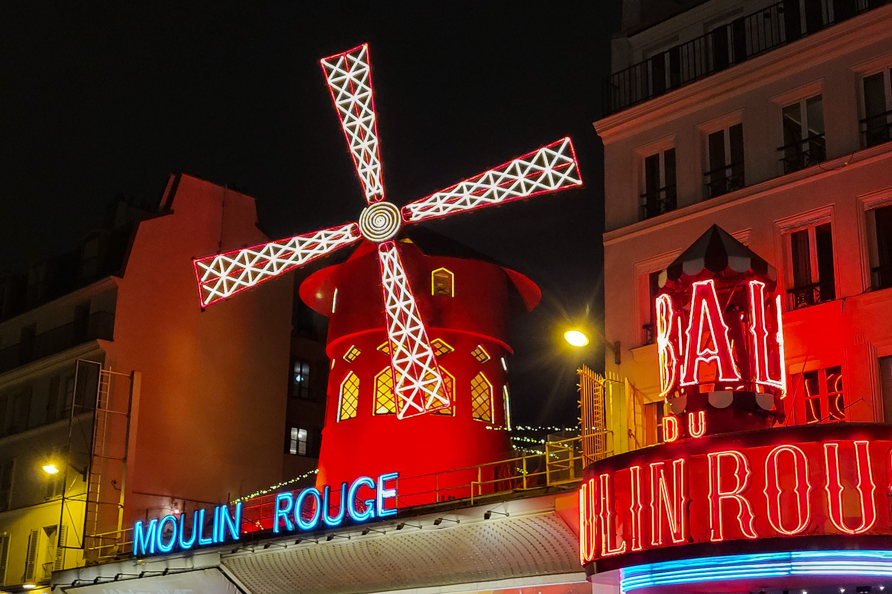 The Moulin Rouge, March 2023.