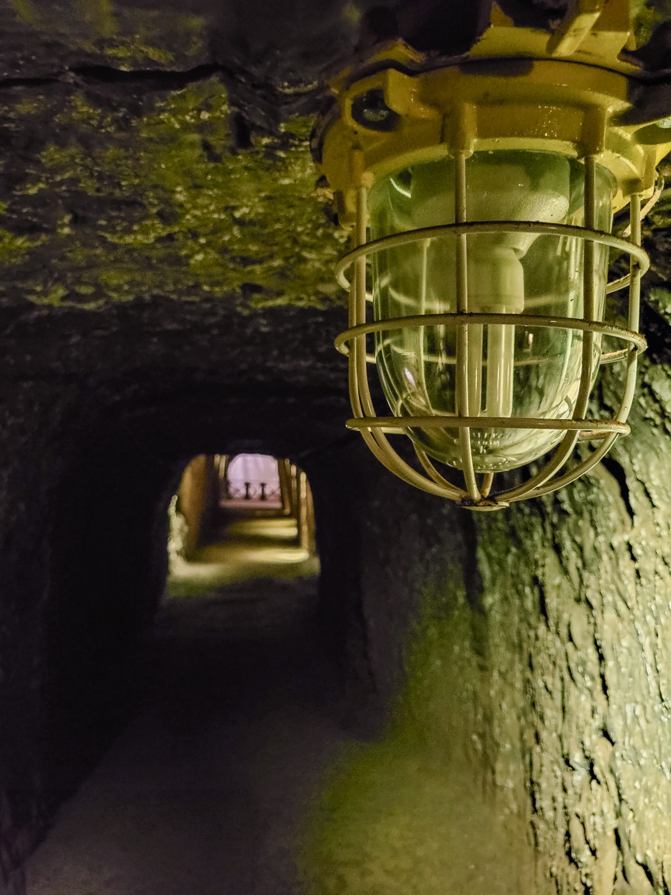 A side tunnel in the Bochnia Salt Mine