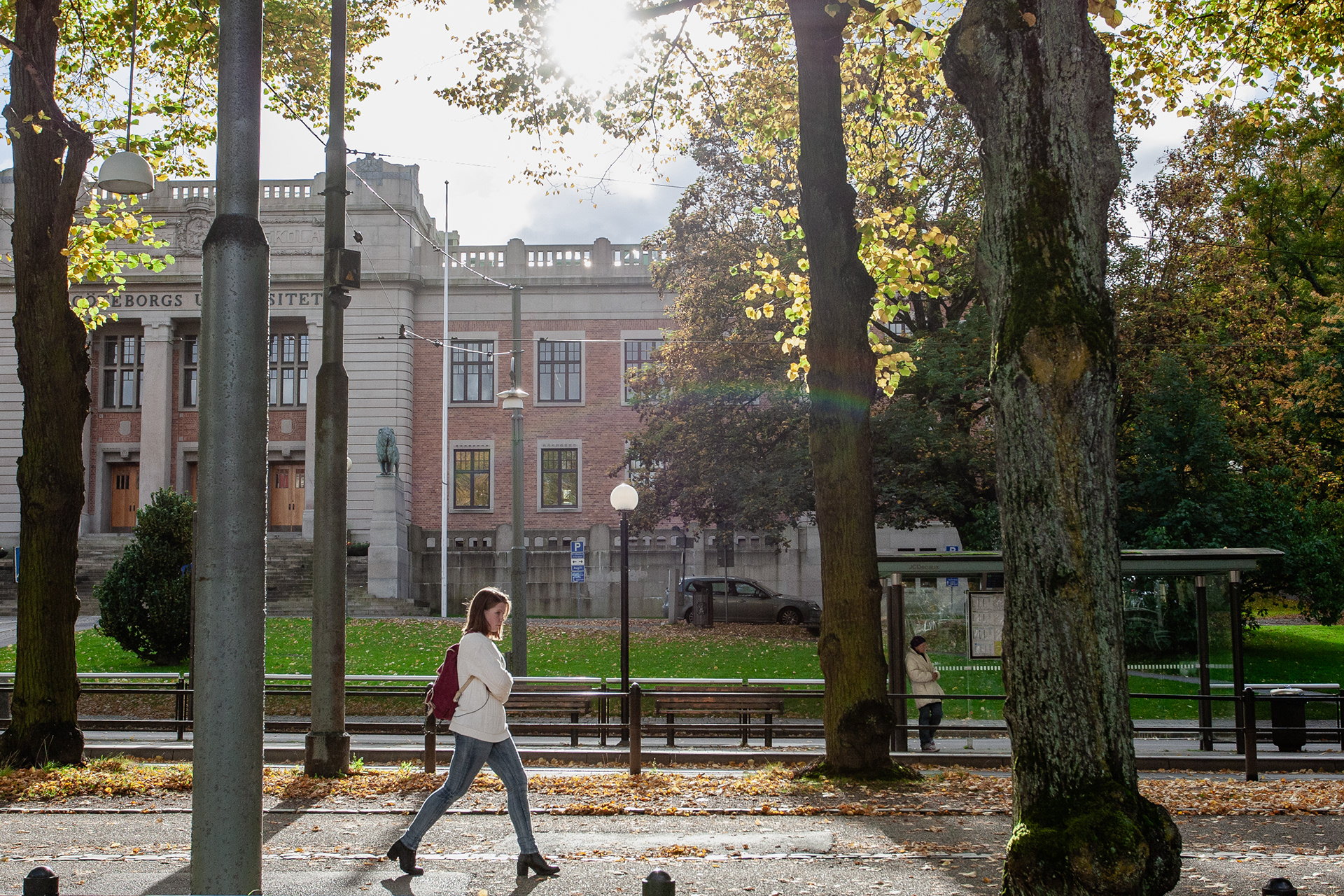 Vasagatan and the Gothenburg University, October 2012.