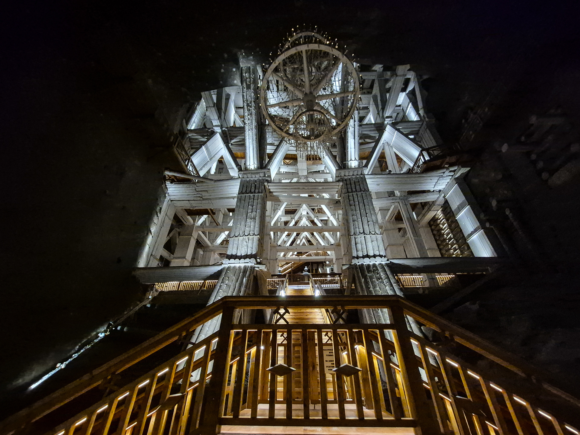 Inside the largest chamber of the Wieliczka Salt Mine, September 2026