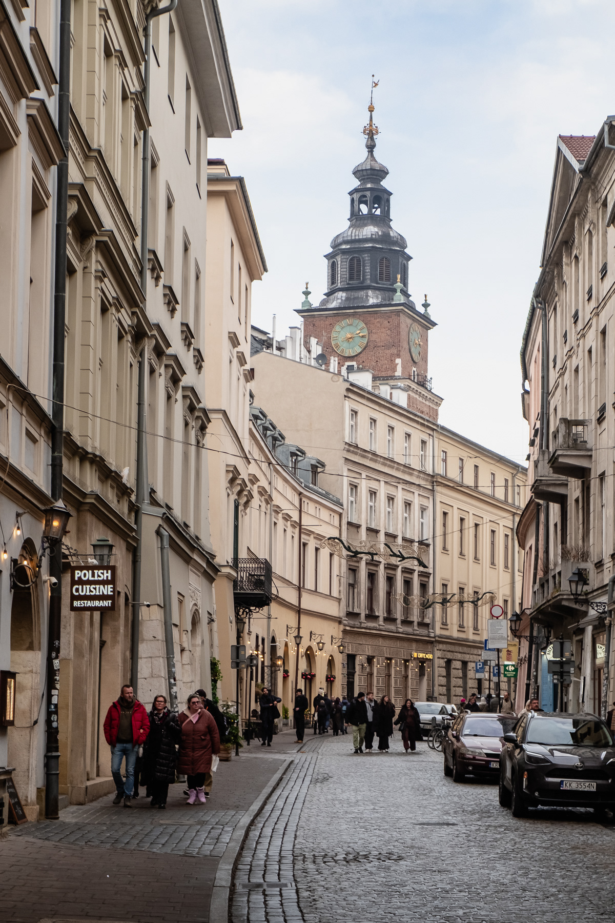 Bracka Street and the Town Hall Tower, December 2025.