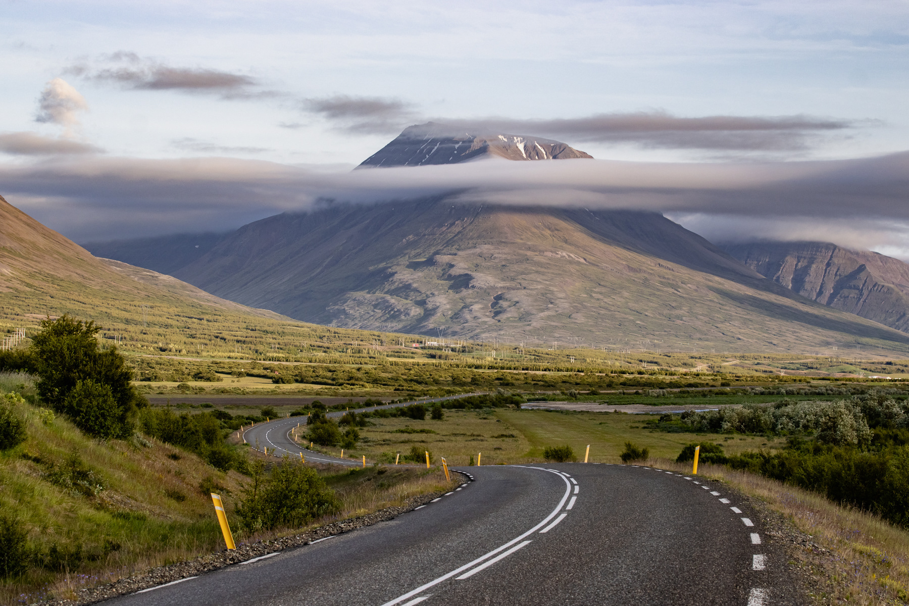 Following a main route at the outskirts of the Eastfjords.