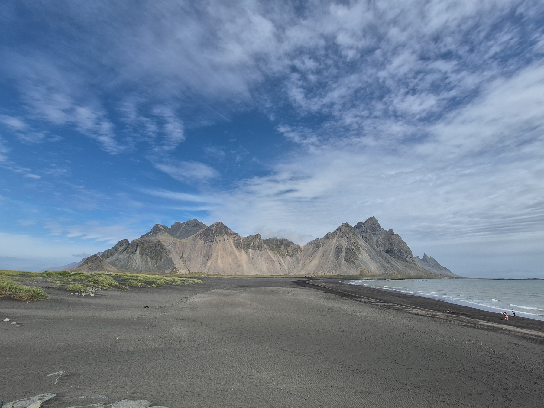 Reflections at the Vesturhorn mountains.