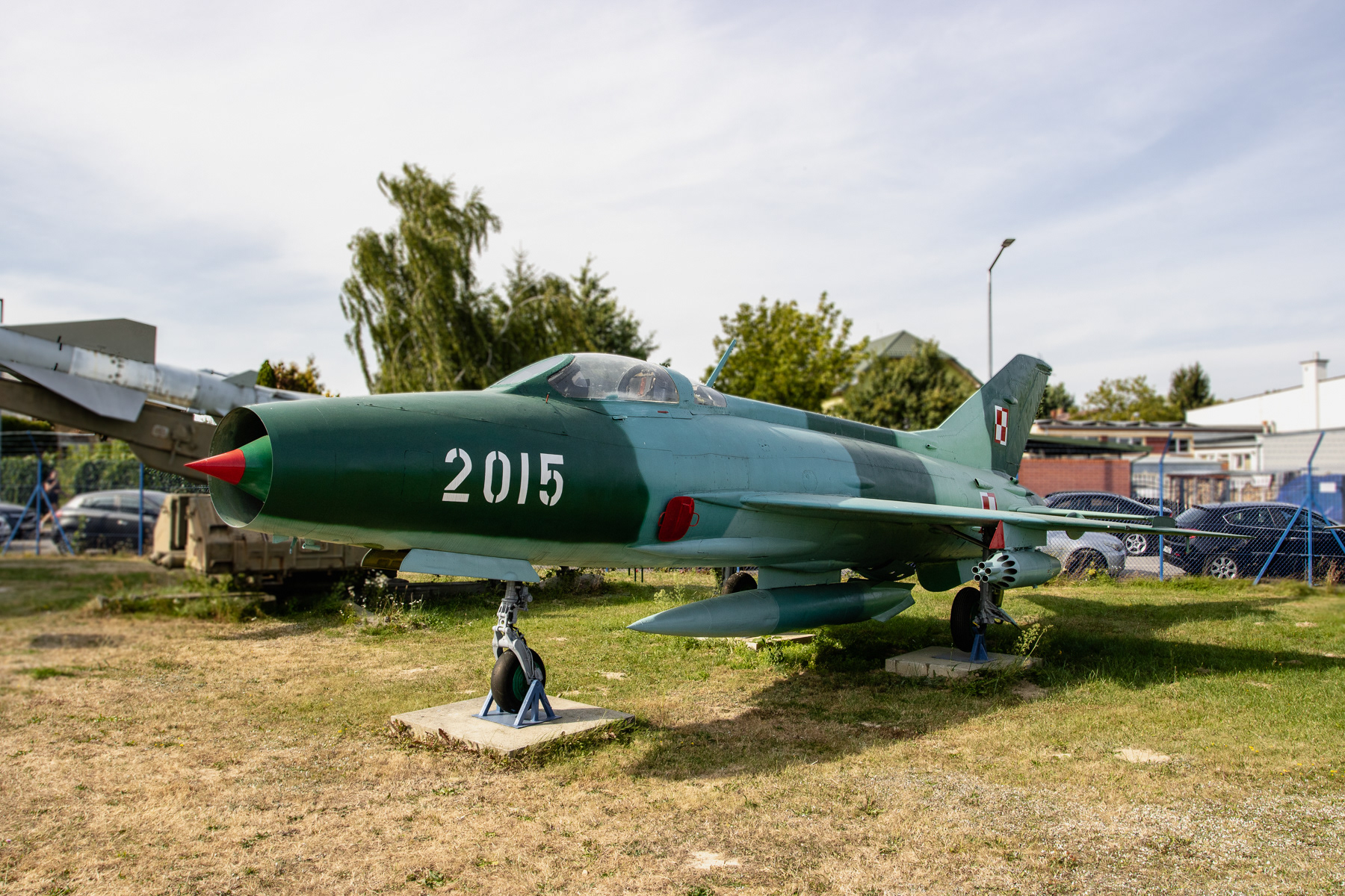 Mikoyan-Gurevich MiG-21F-13 "Fishbed-C" with no. 2015 at the Muzeum Sił Powietrznych w Dęblinie (Aviation Museum in Deblin), Poland