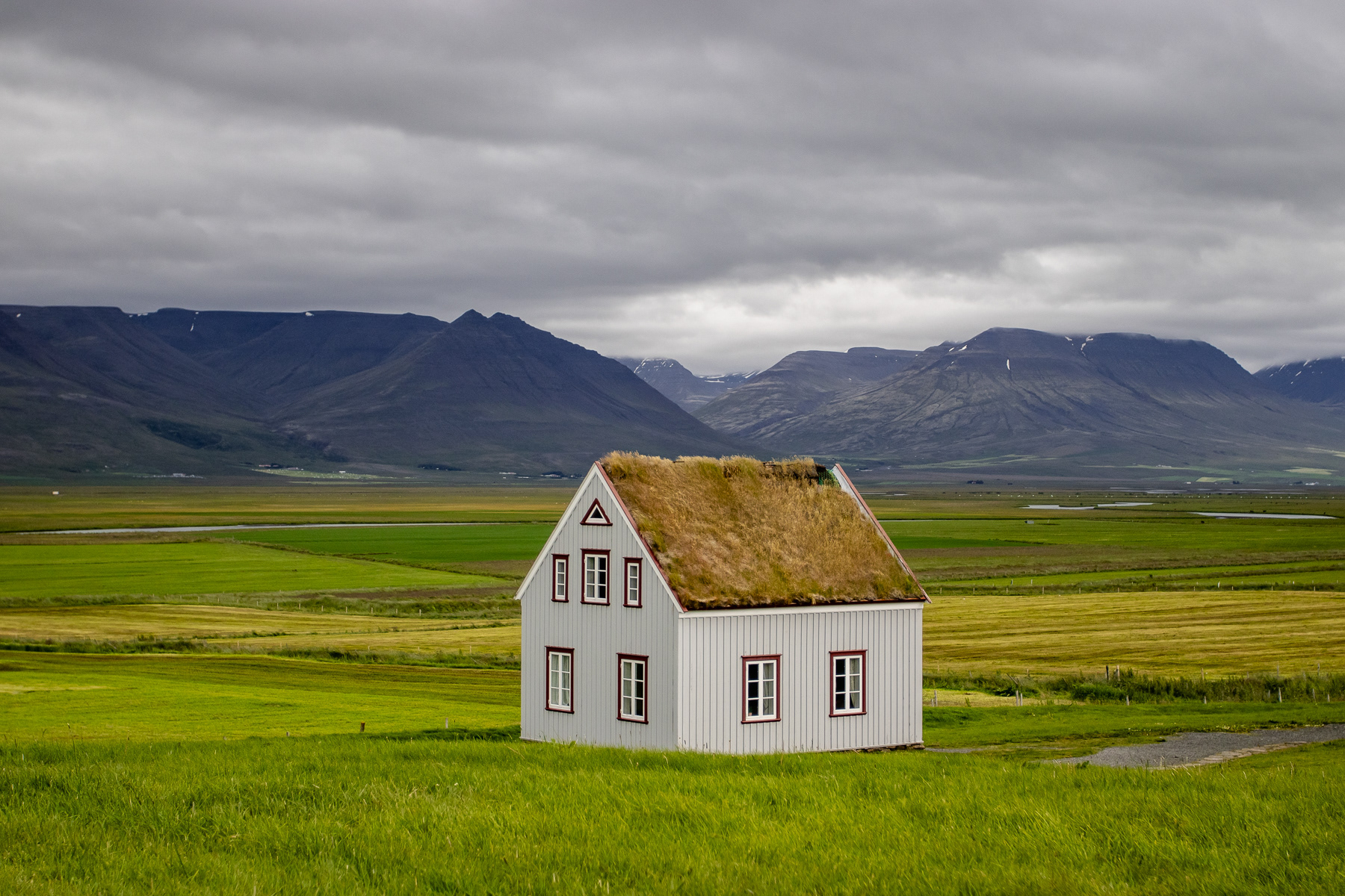 A more recent house at the farm.