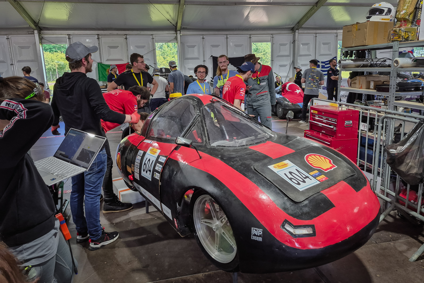 Some Ferrari inspiration, maybe.