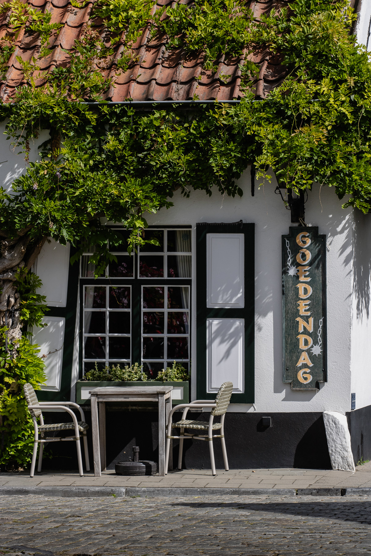 Detail of Restaurant De Goedendag ("The Good Day")