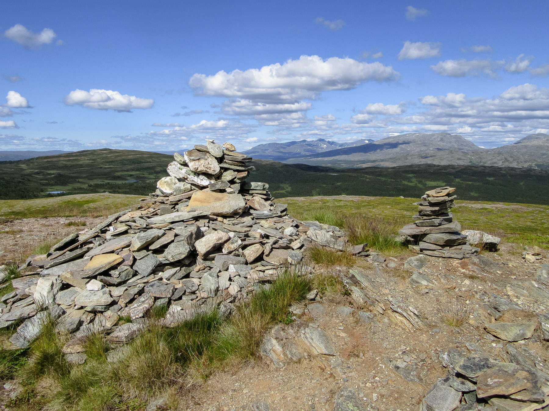 More stone piles