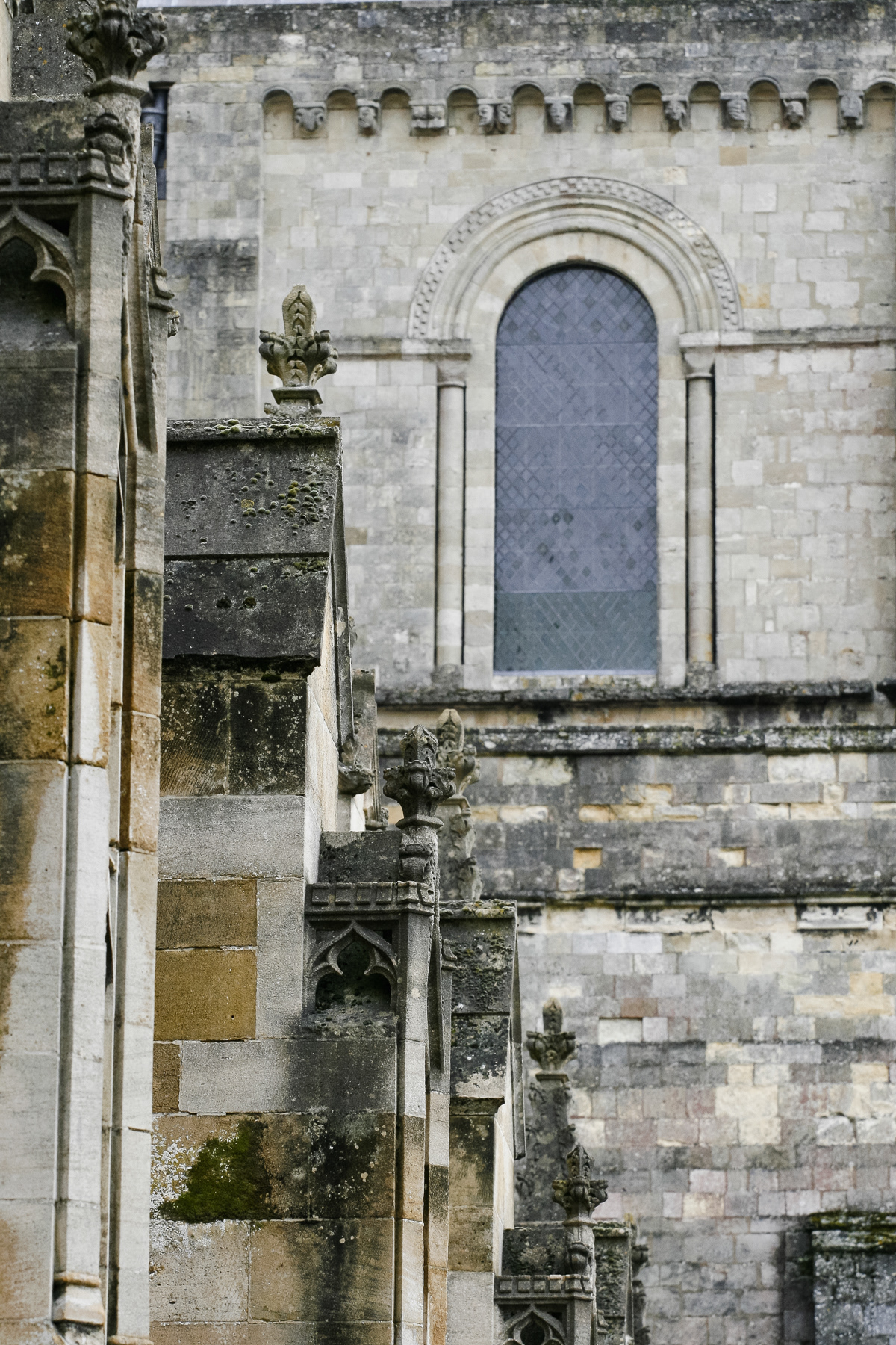 Details of the Winchester Cathedral.