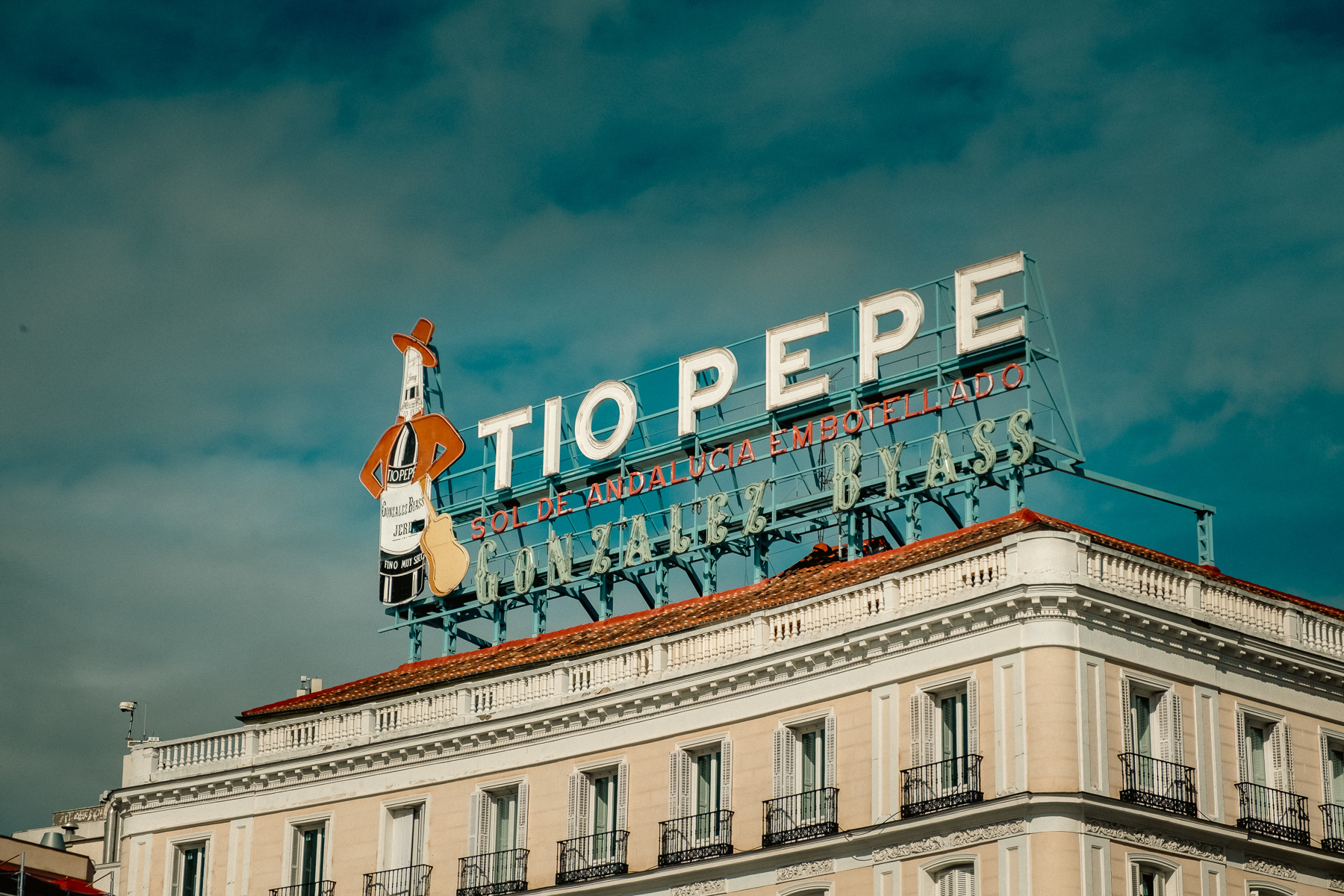 The Tio Pepe sign at Puerta del Sol