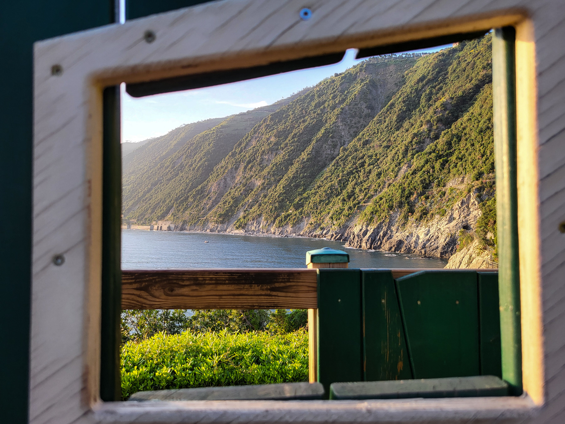 View to the north from a playground.