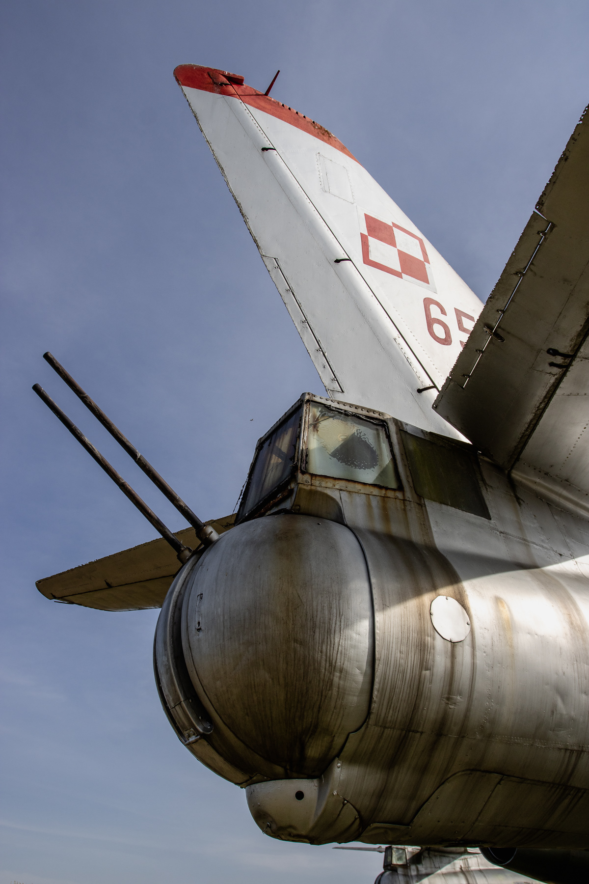Tailgun of the Ilyushin IL-28E "Beagle" Electronic Intelligence gathering aricraft, no. 65.