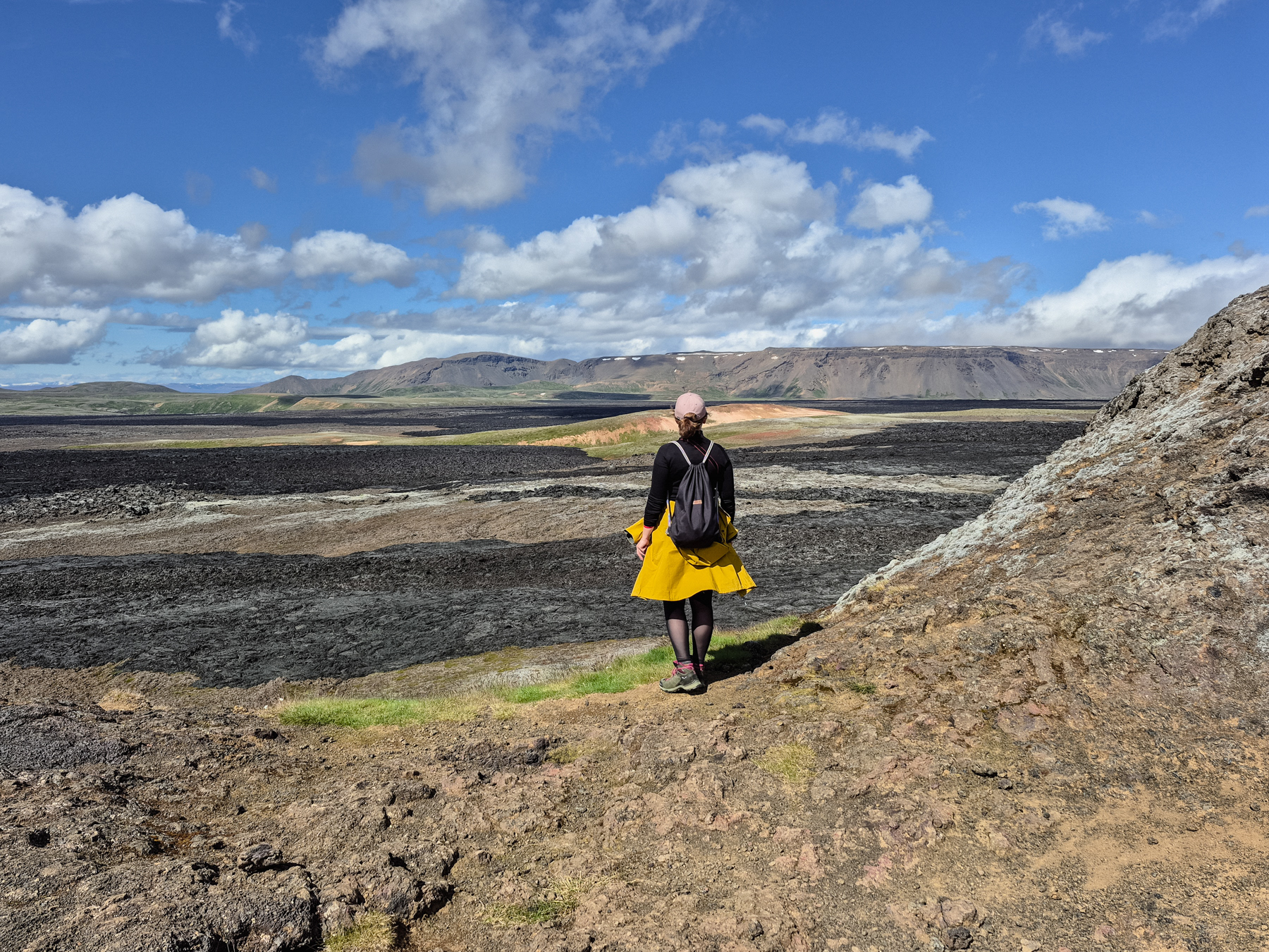 Inside the Leirhnjúkur crater, Iceland, July 2025