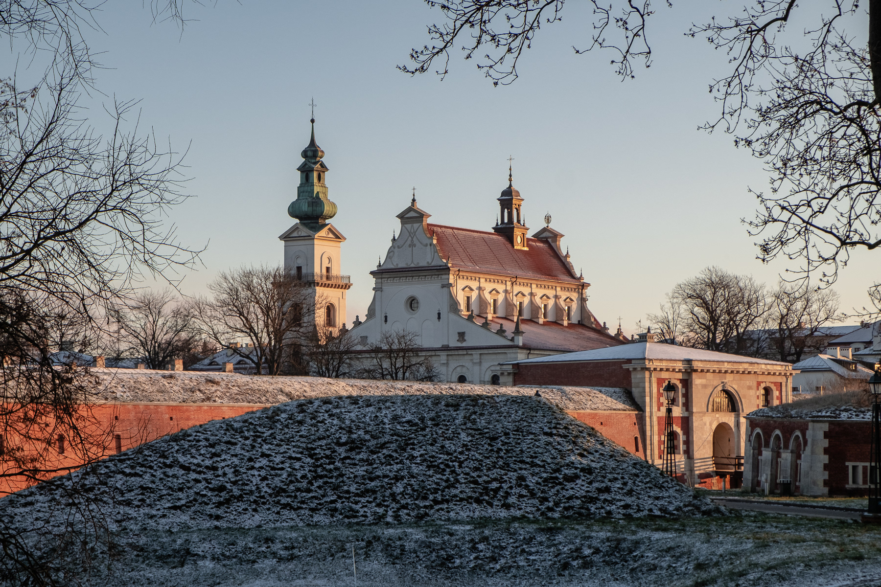 The fortified old town of Zamość, Christmas Day 2025.