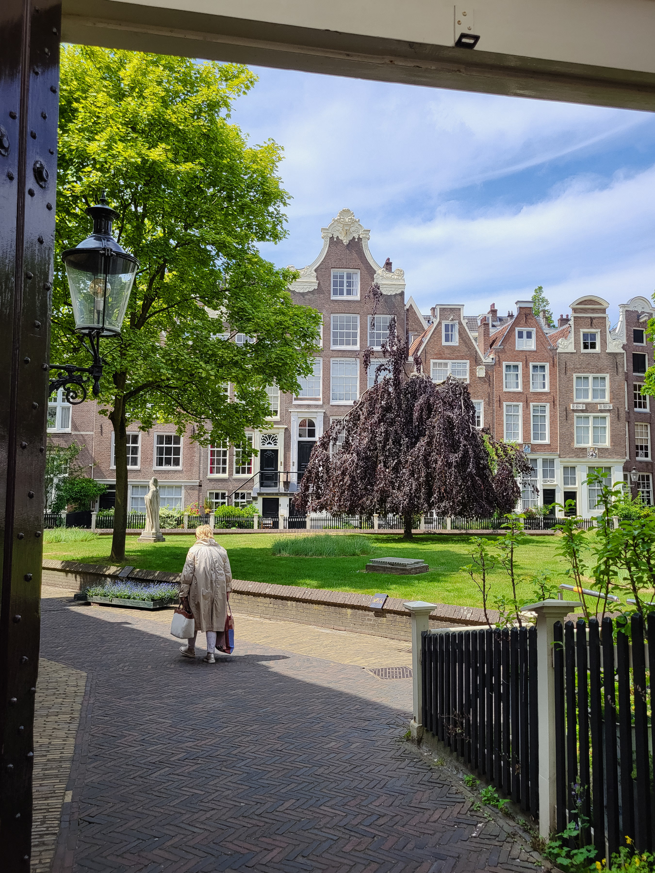 One of the 105 ladies living at Begijnhof Amsterdam.