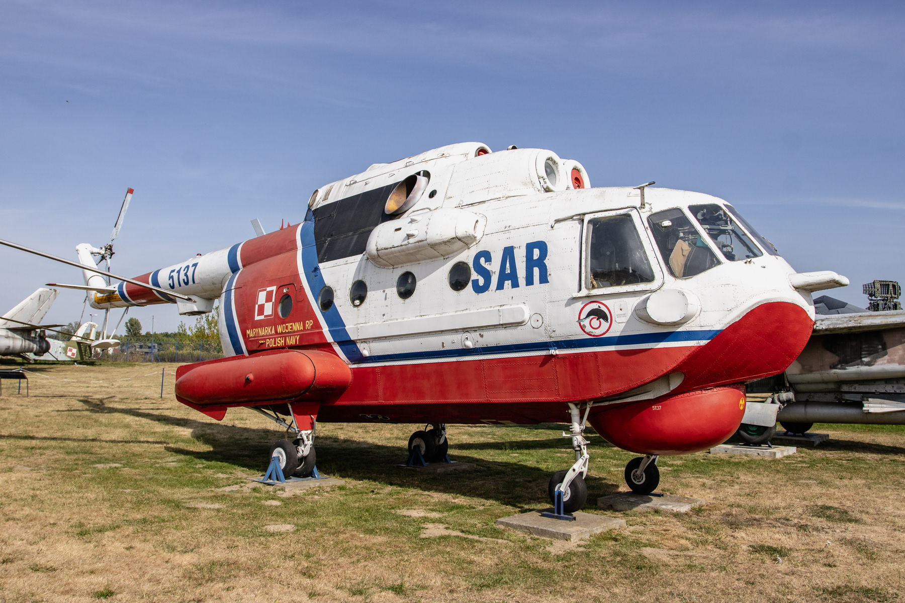 Mil Mi-14PS Search and Rescue Helicopter of the Polish Navy, nr 5137, at the Muzeum Sił Powietrznych w Dęblinie (Aviation Museum in Deblin), Poland