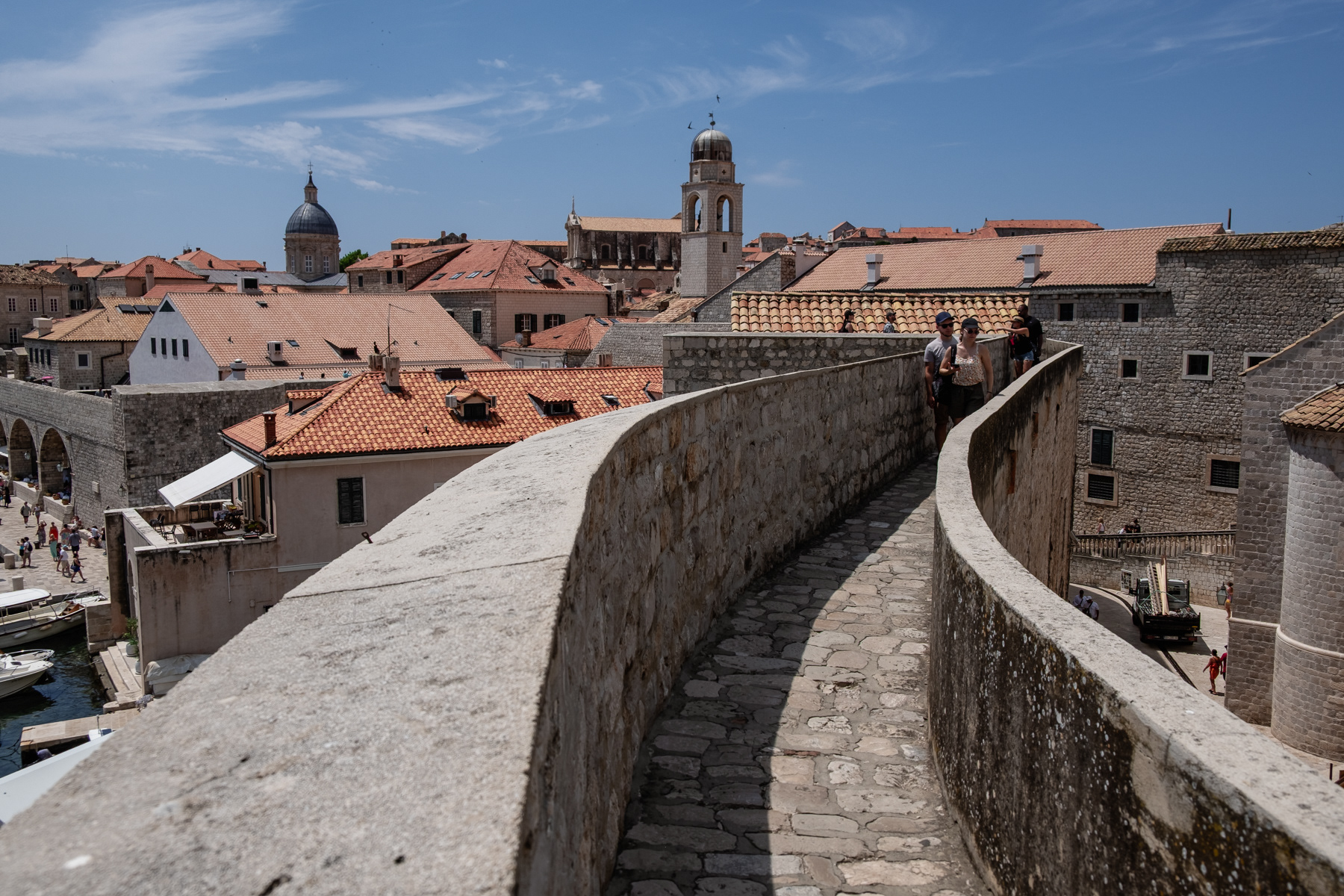 On the southern city wall, July 2023.