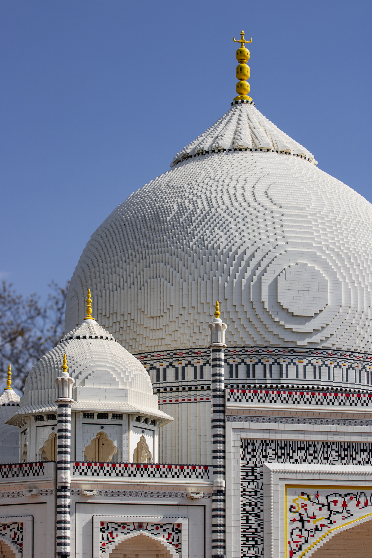 The Taj Mahal in bricks