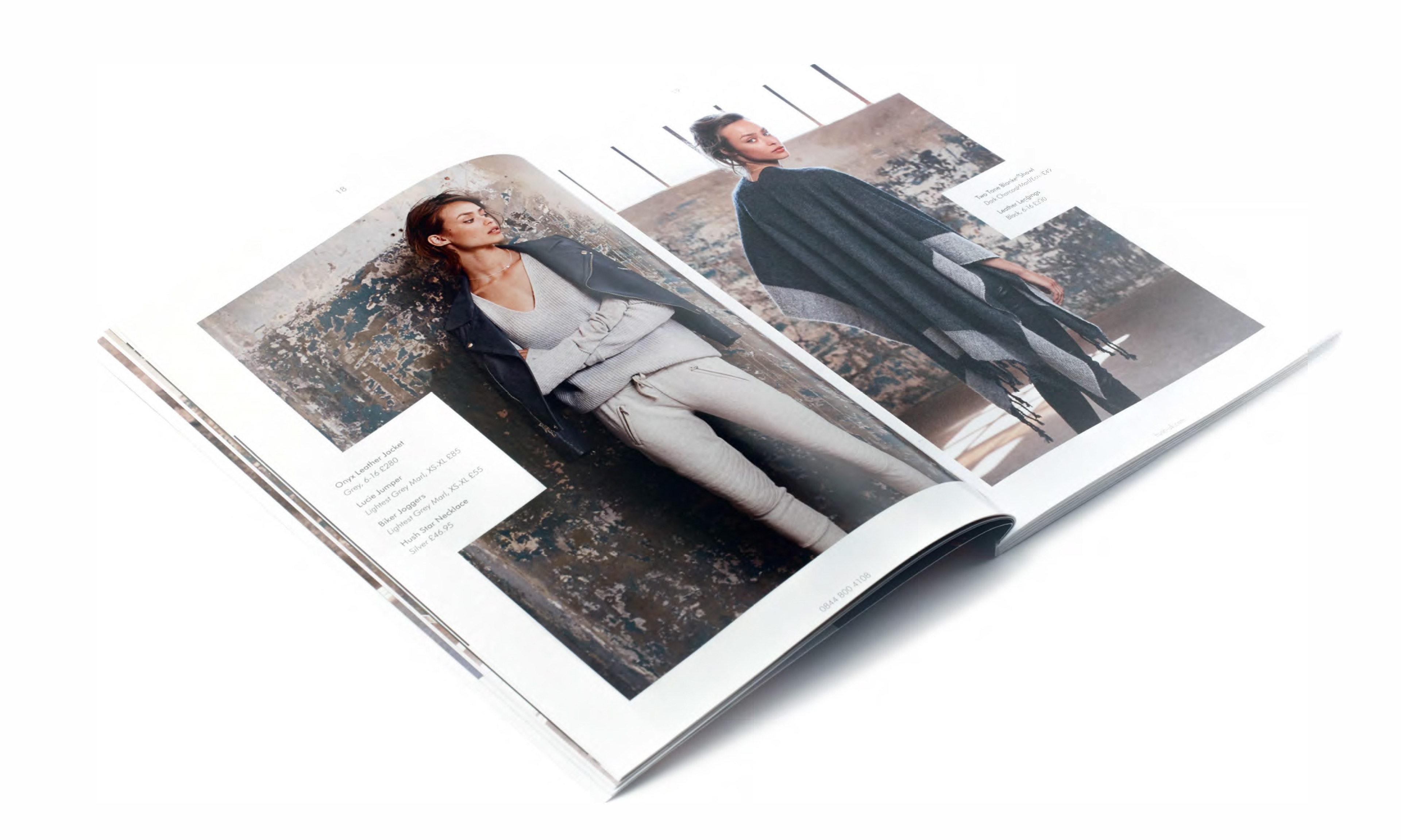 Hush homewear catalogue design