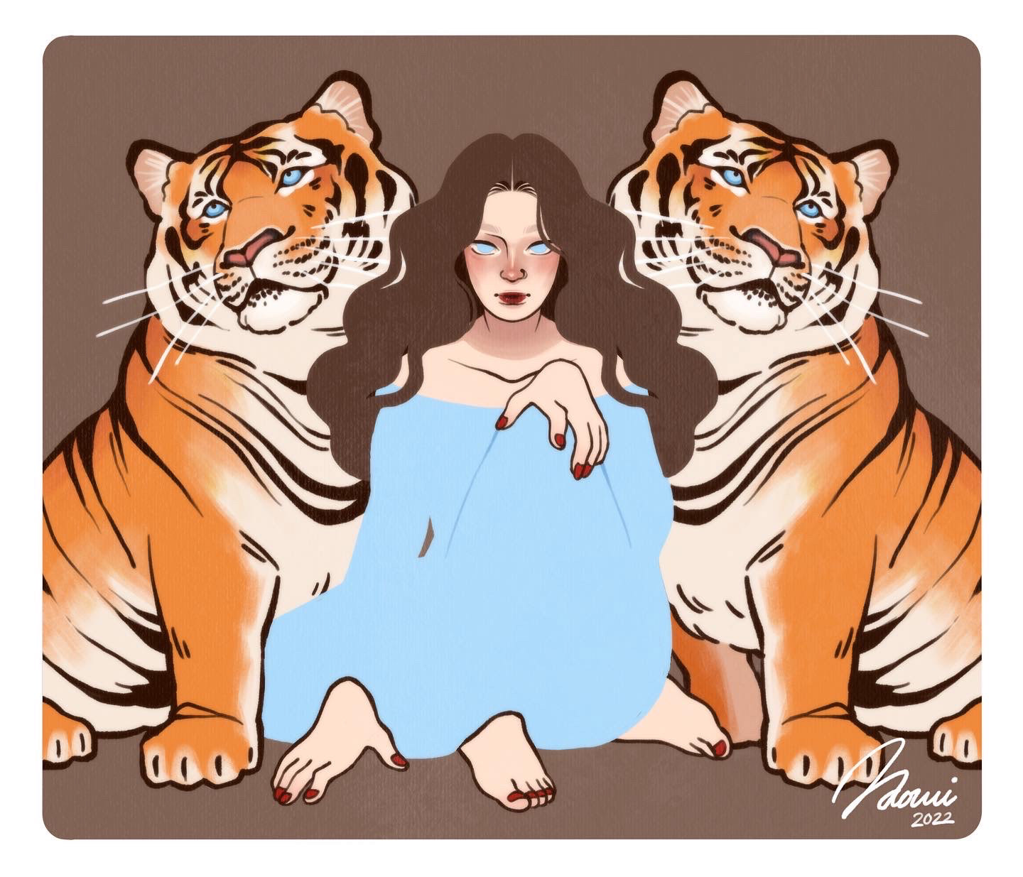 Illustration for the Year of the Tiger (2022)