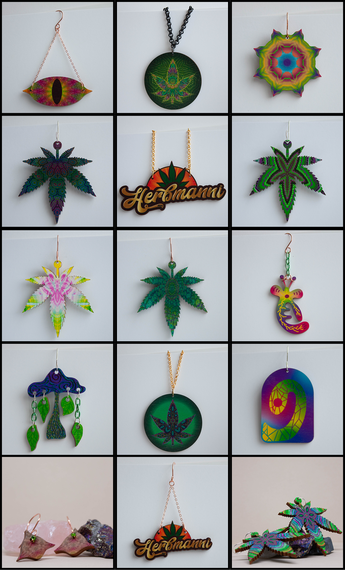 Examples of products being sold by one of the distributors (Herbmanni)