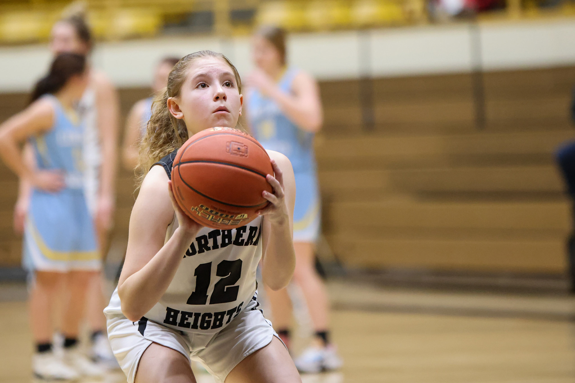 Northern Heights vs Central Heights High School Girls Game. Flint Hills Shoot Out 2023