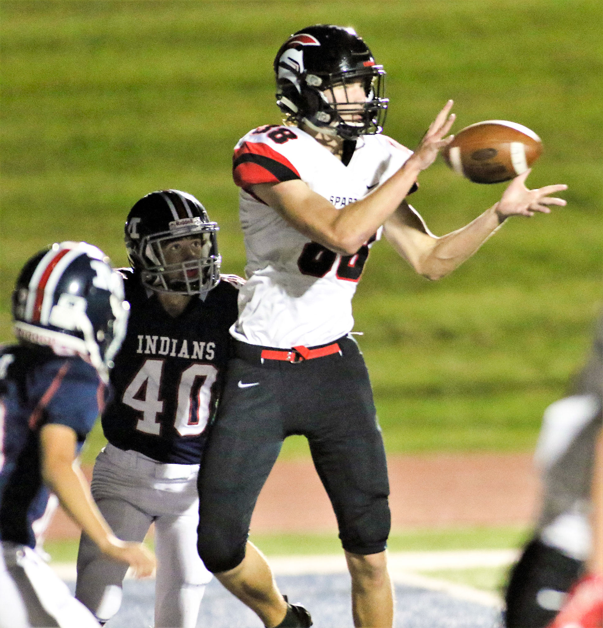 Camron Corum #88 receives a 2 point conversion pass