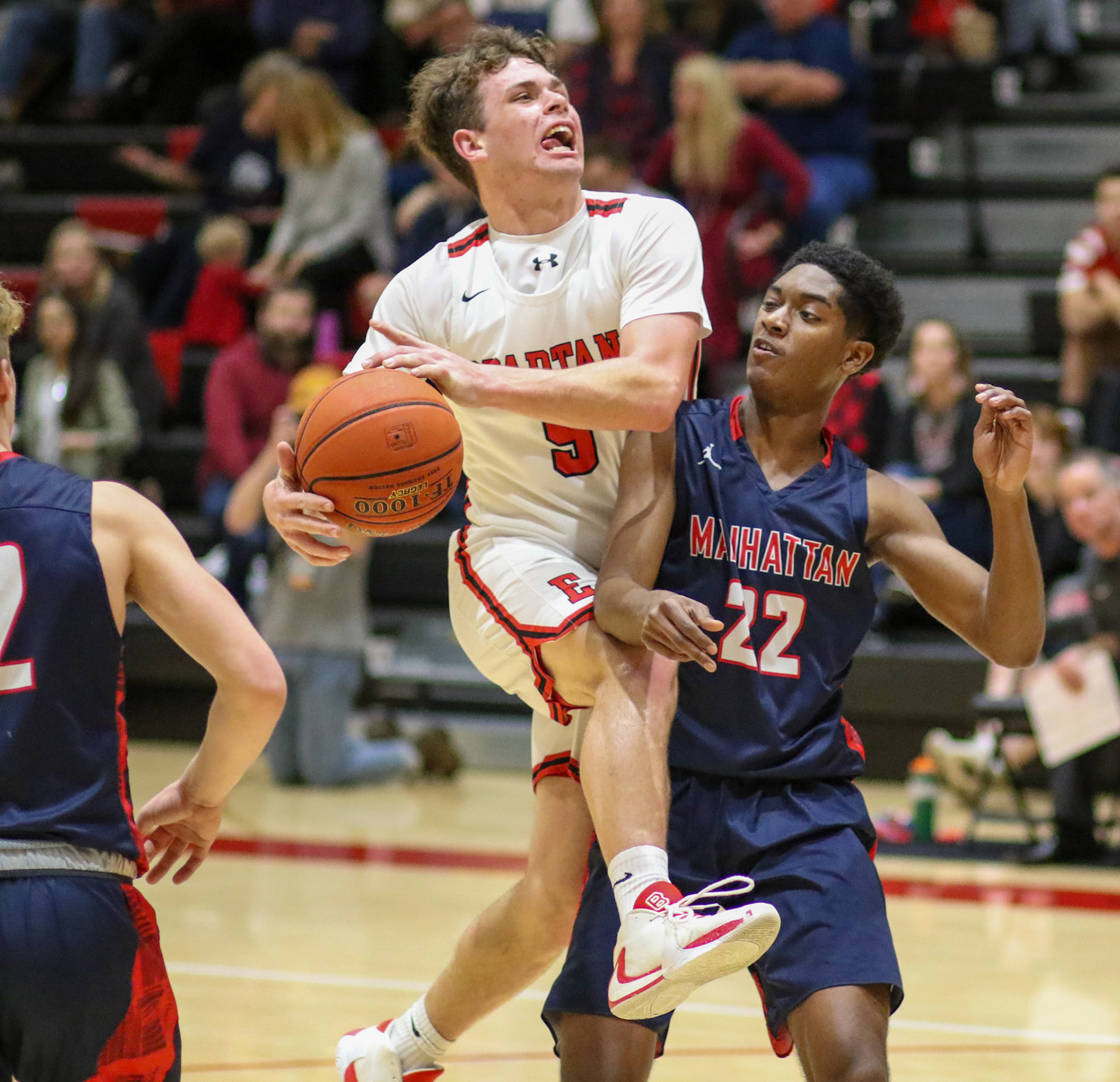 Emporia High School falls to Manhattan High 62-55 in Emporia, Tuesday night January 14,2020